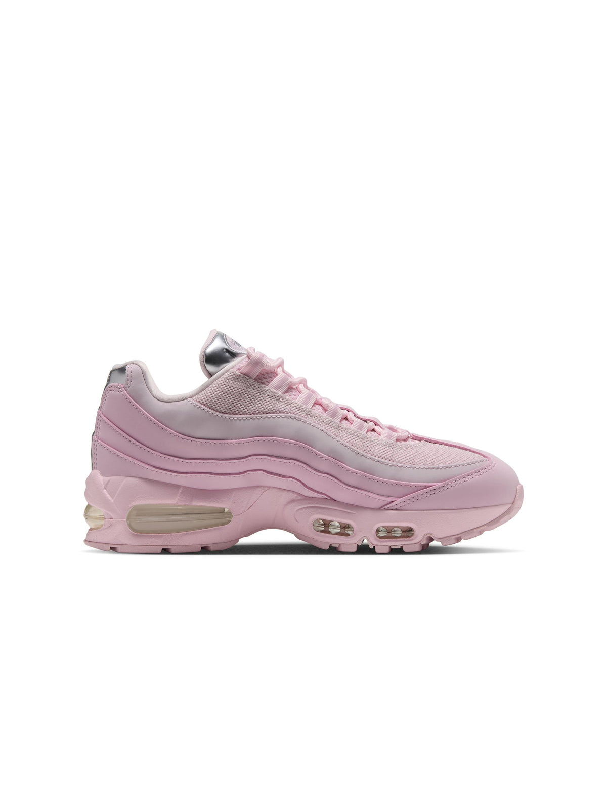 Nike Womens Air Max 95 Big Bubble Chrome - Pink Foam