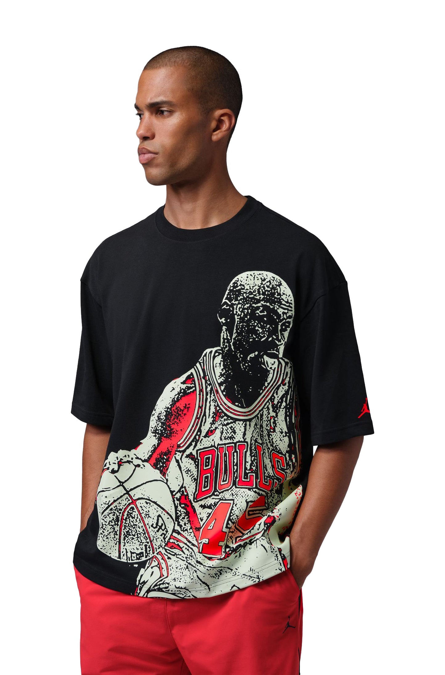 Air Jordan Mens Dri-Fit Tee - Black