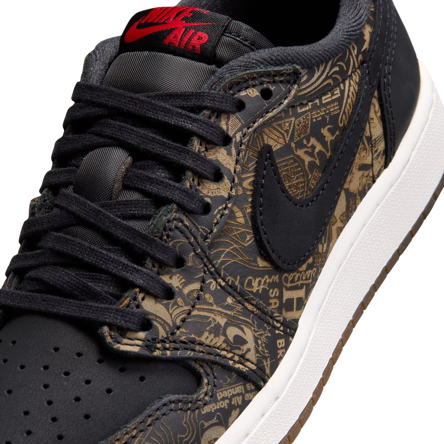 Air Jordan Big Kids 1 Retro Low OG - Laser