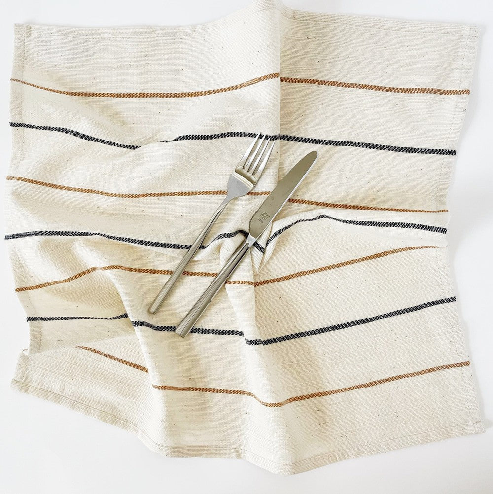Adama Handwoven Ethiopian Cotton Napkins | Set of 2