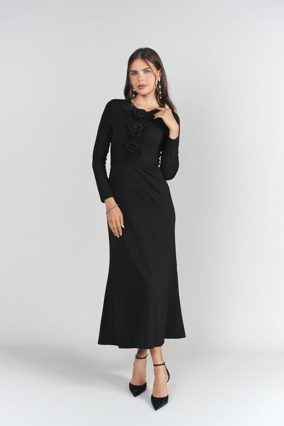 Shanna Dress in Jersey - Black