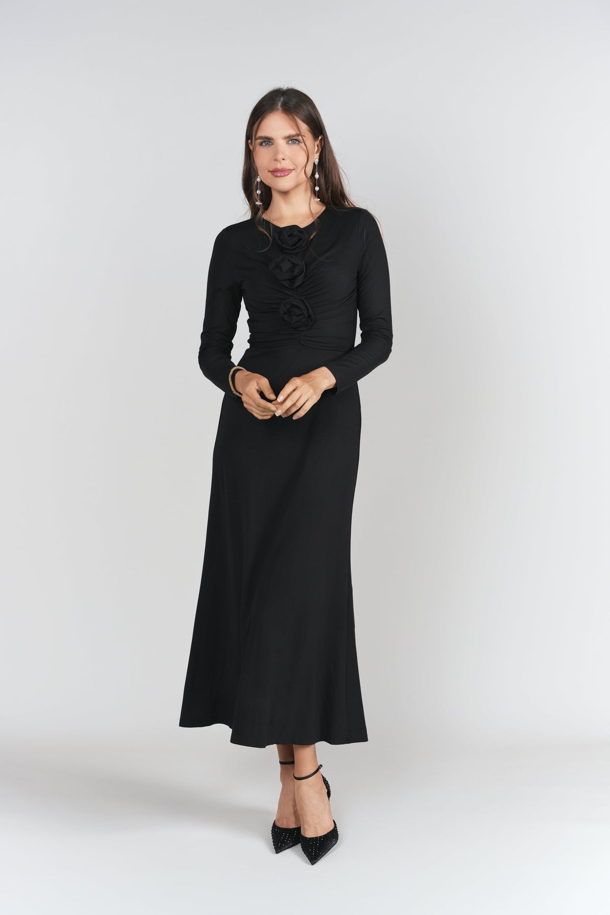Shanna Dress in Jersey - Black