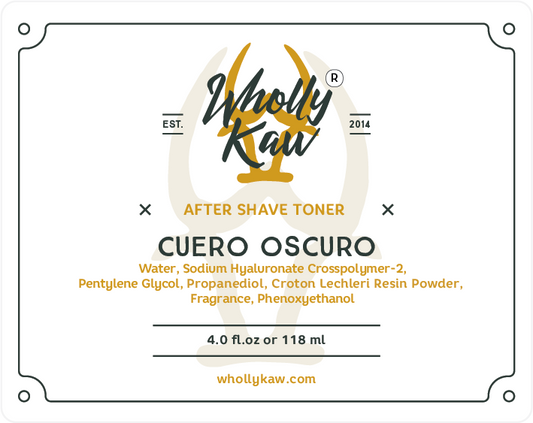 Cuero Oscuro After Shave Toner