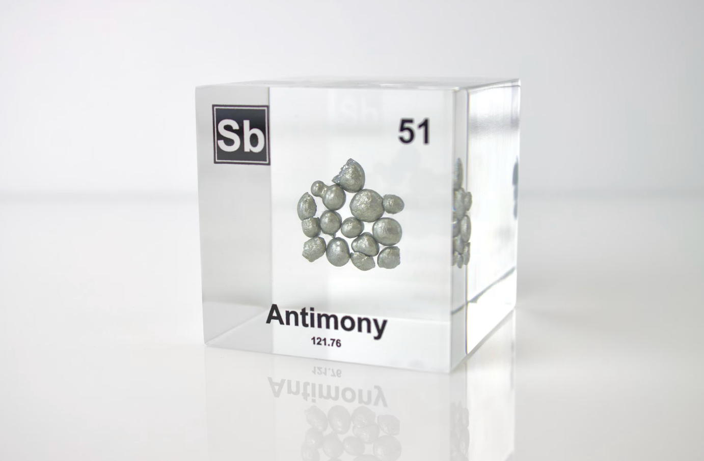 Antimony Element Cube