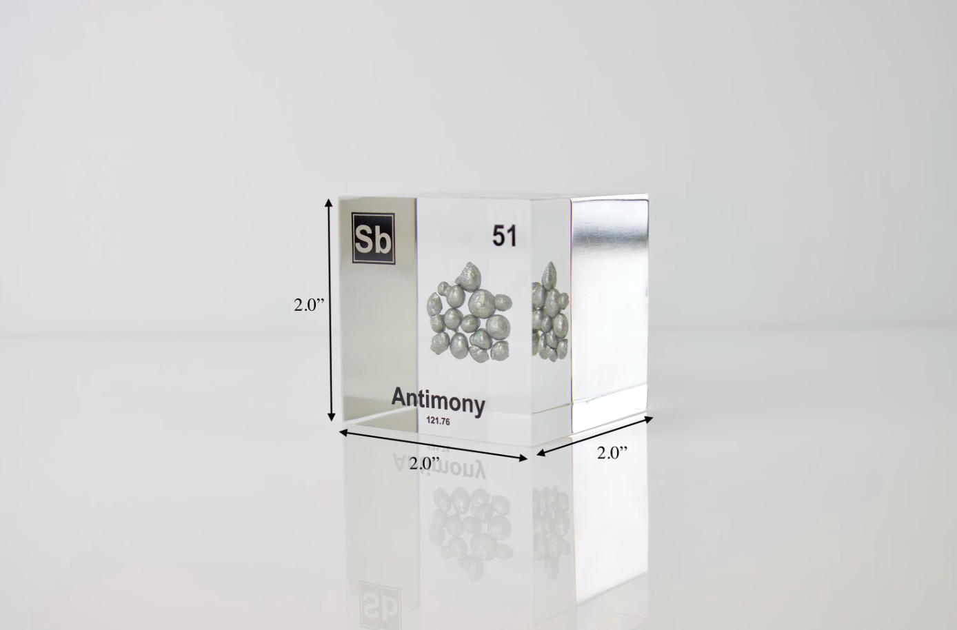 Antimony Element Cube