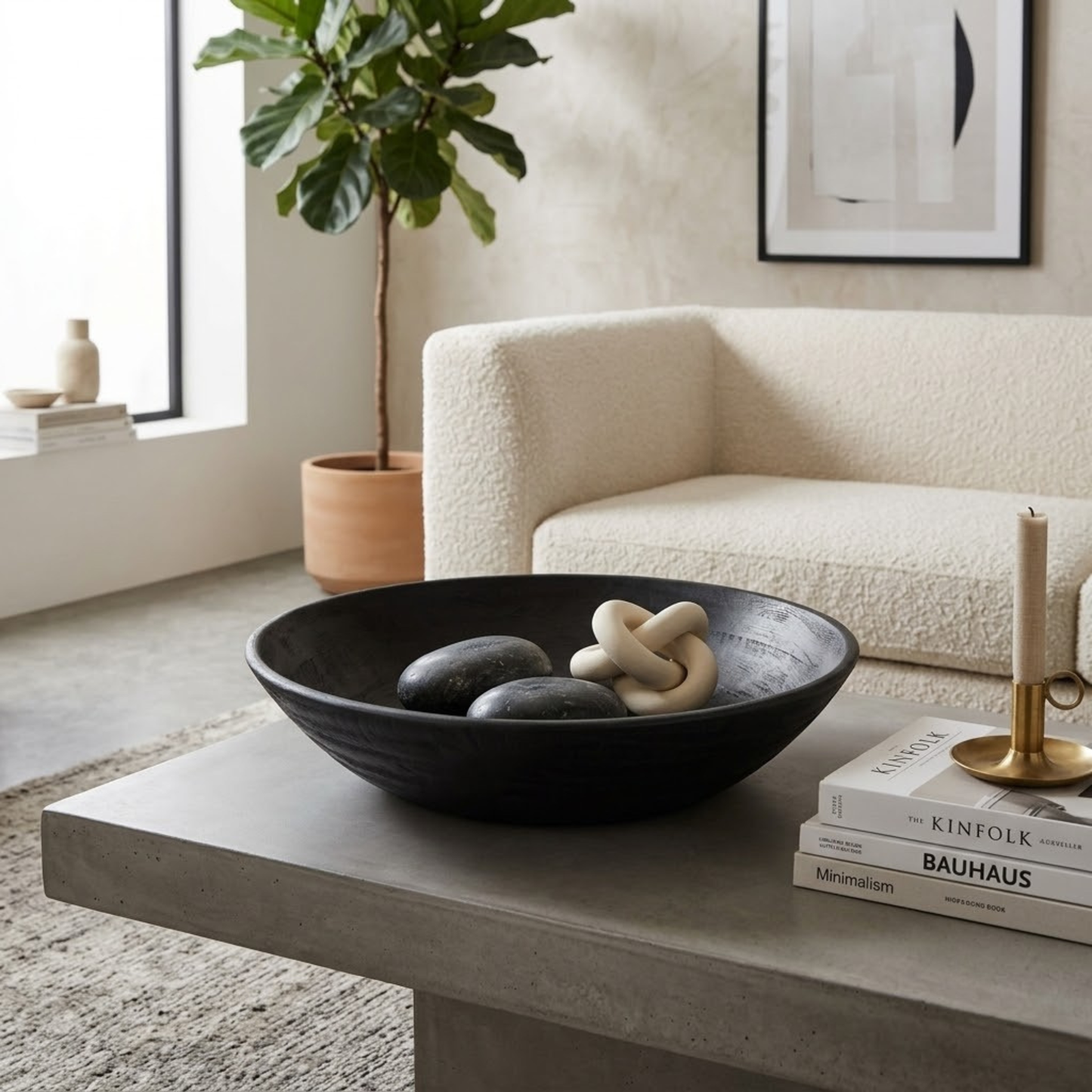Arendal Black Mango Oversized Bowl
