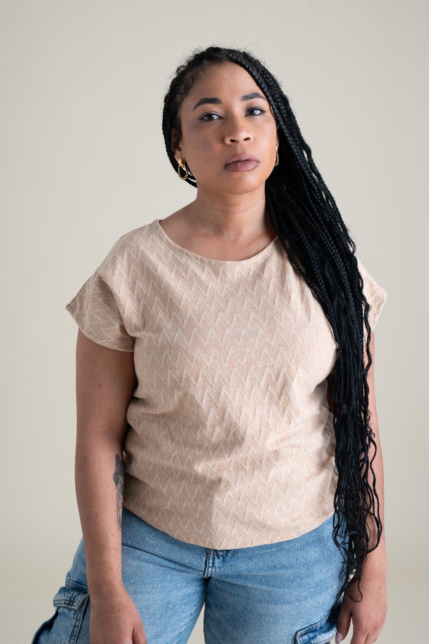 Foxfibre® Saturday Tee (Updated) in Flicker
