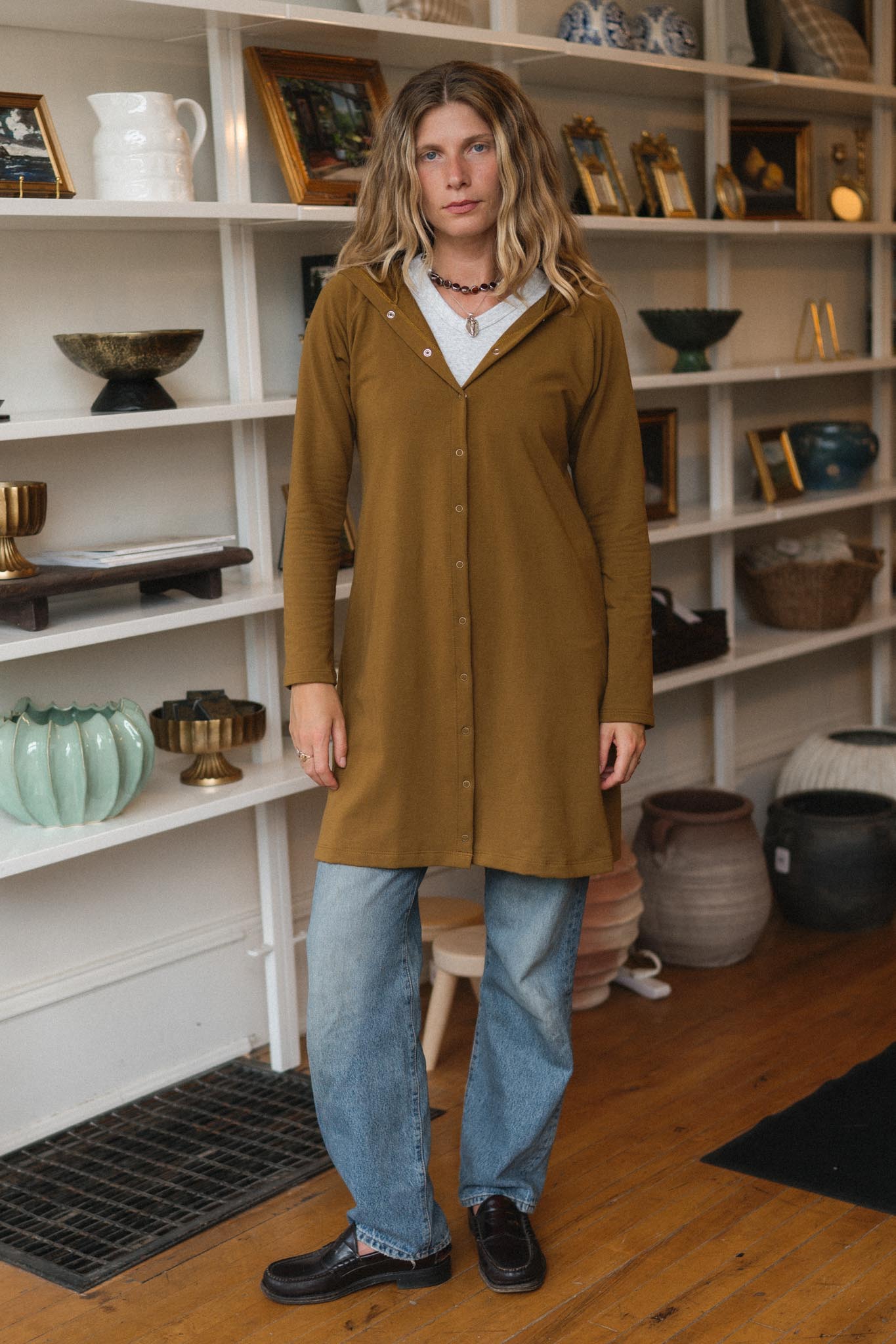 Amelia Cardigan in Almond