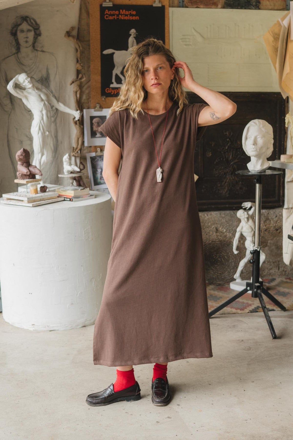 Cairo Dress (Updated) in Umber