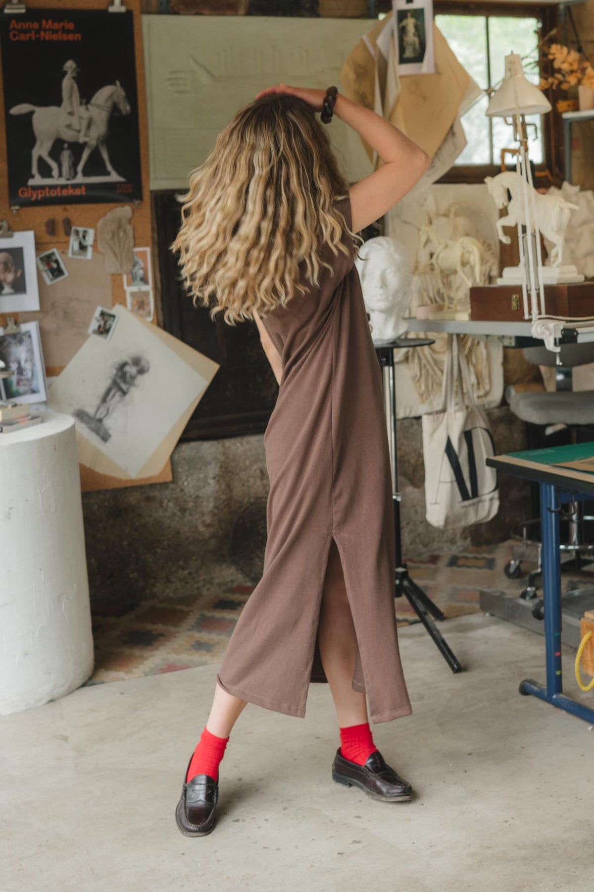 Cairo Dress (Updated) in Umber