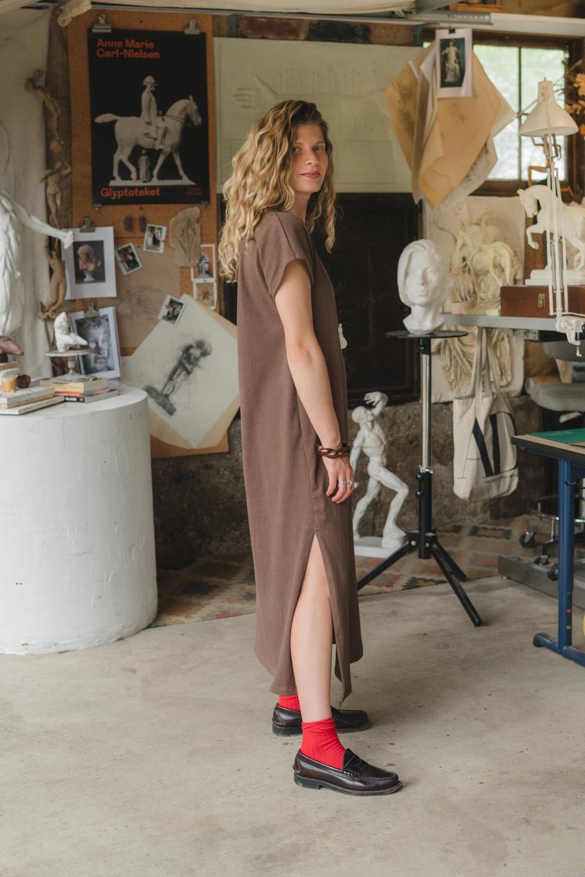 Cairo Dress (Updated) in Umber