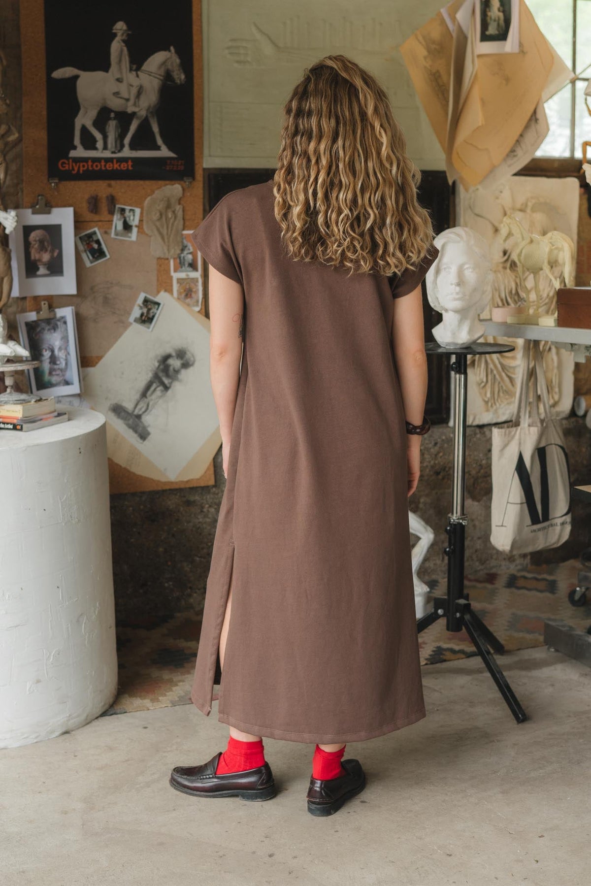 Cairo Dress (Updated) in Umber