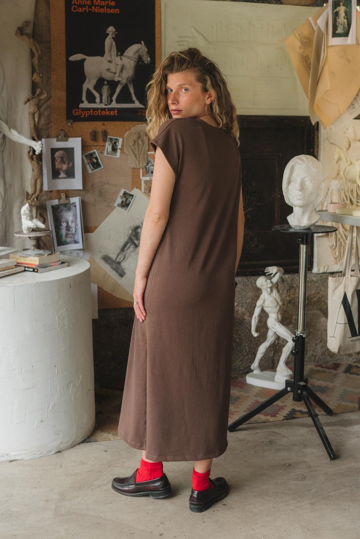 Cairo Dress (Updated) in Umber
