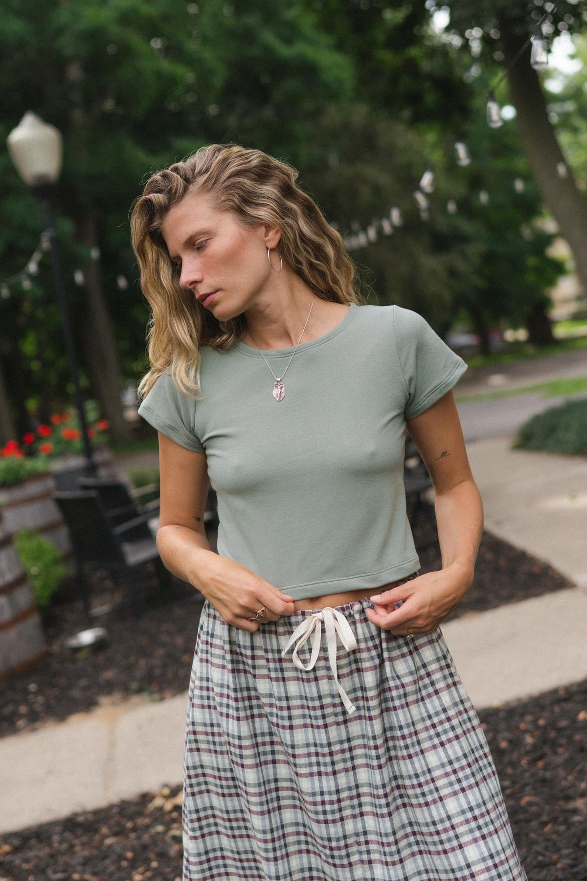 Eden Tee (Updated) in Pistachio