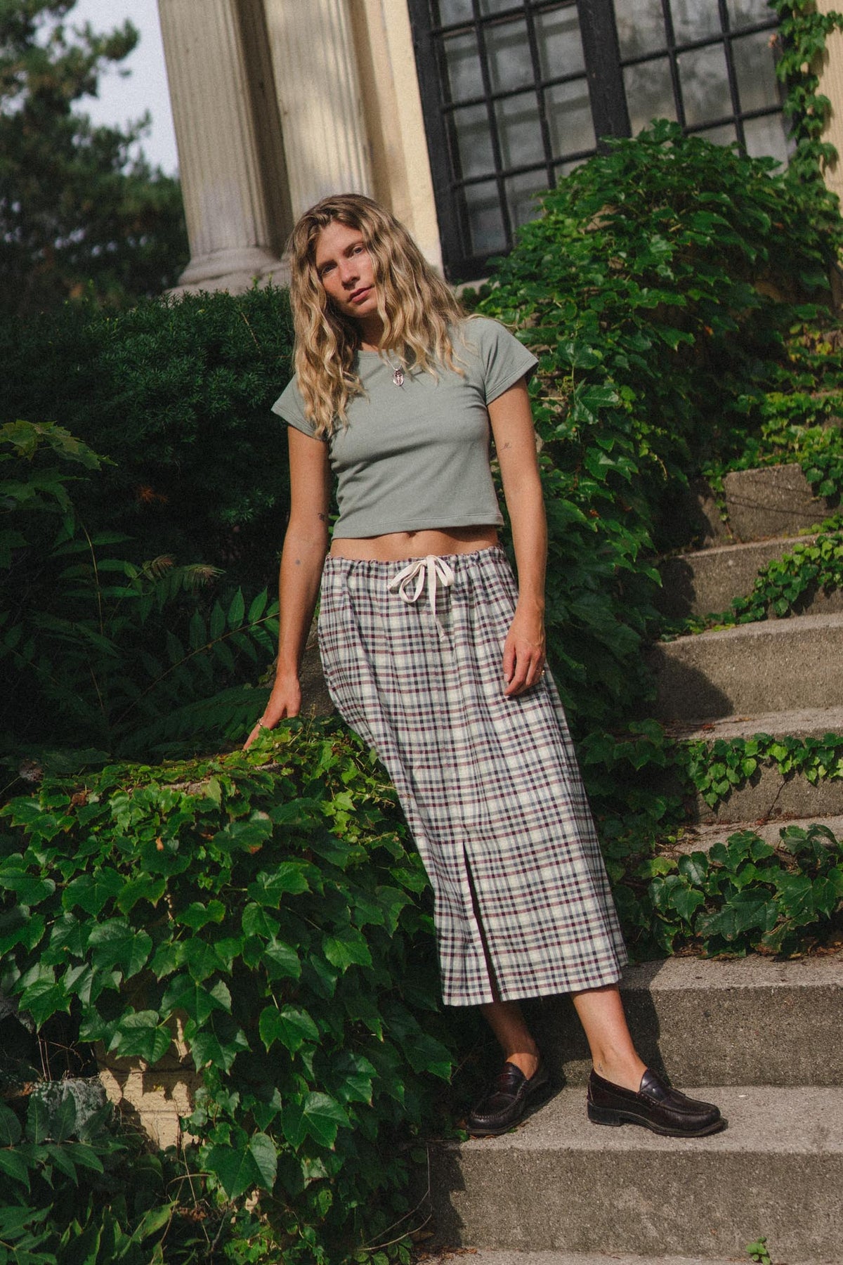 Esme Skirt (Updated) in Grove