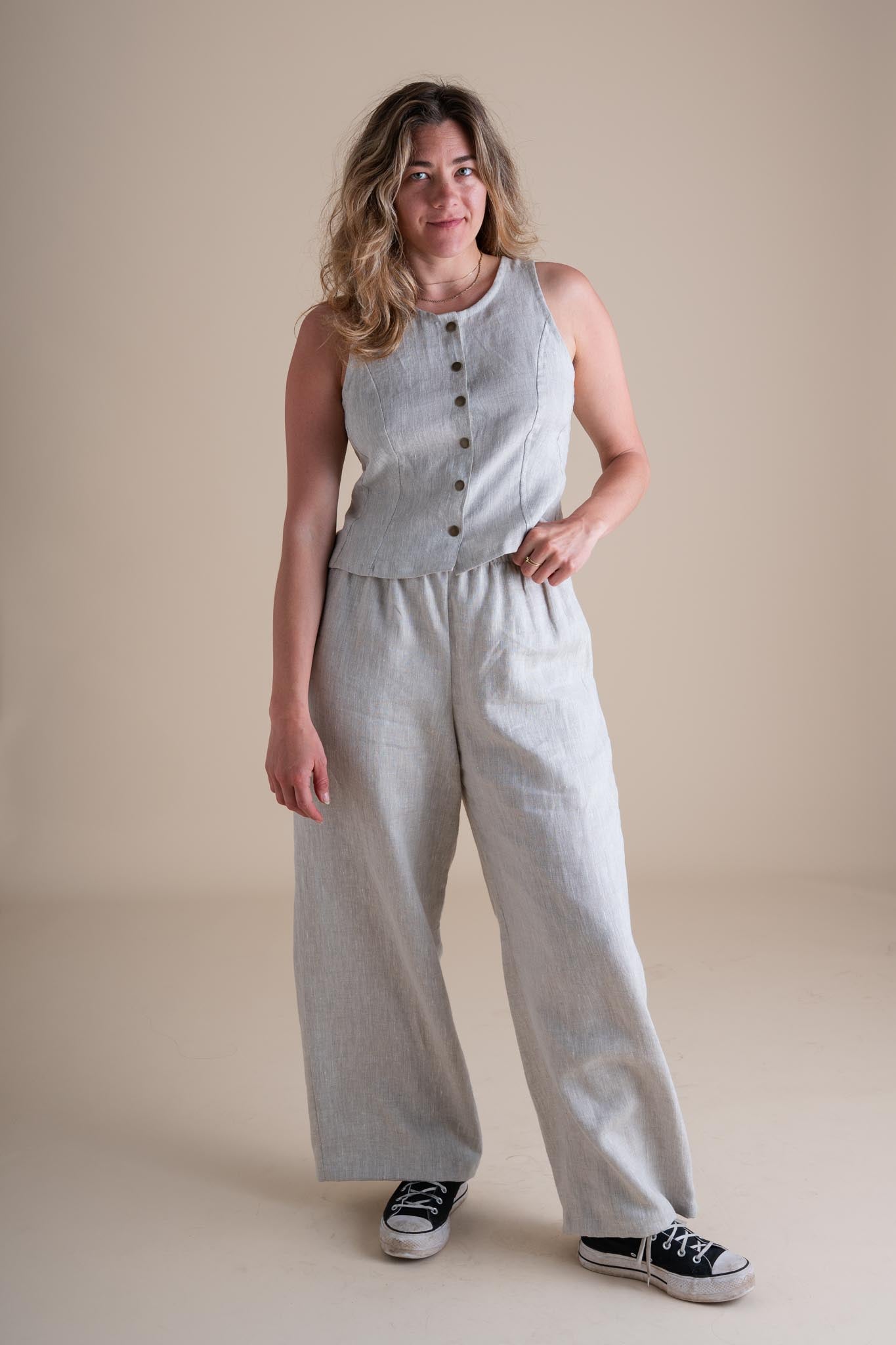 Katherine Vest (Updated) in Sand Dollar