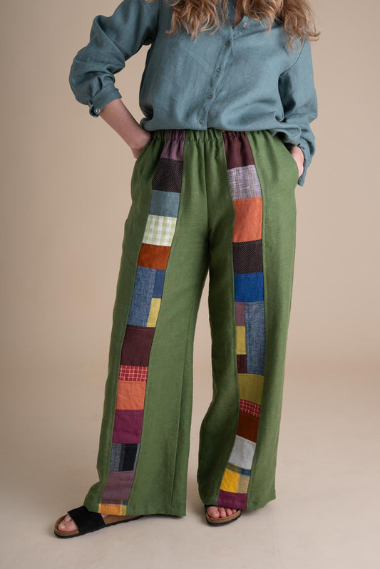 Joystripe Pants in Clover