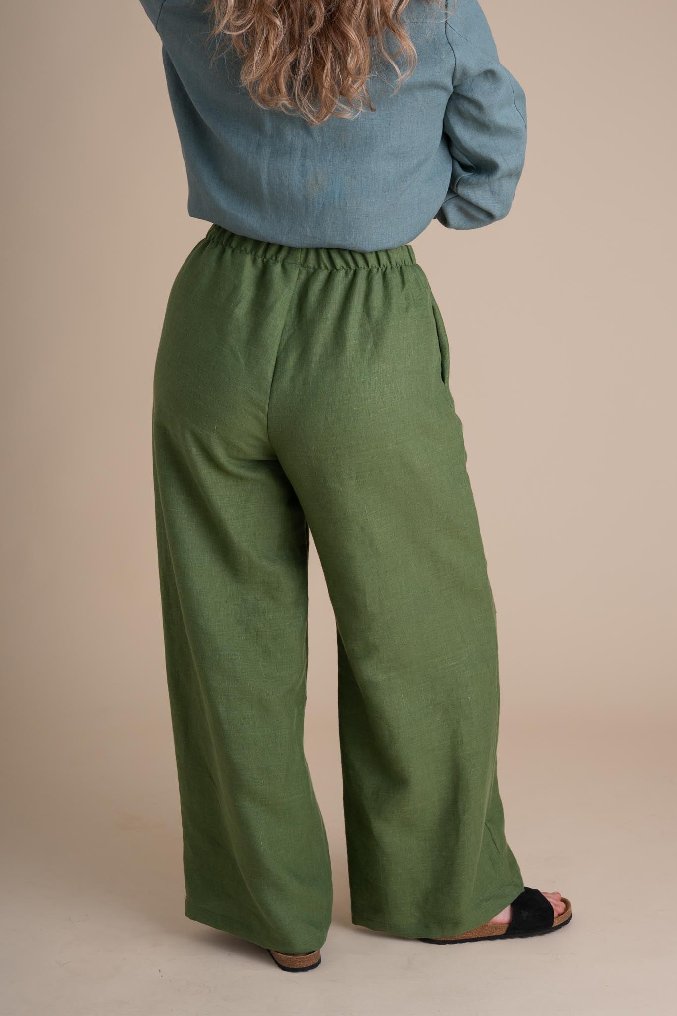Joystripe Pants in Clover