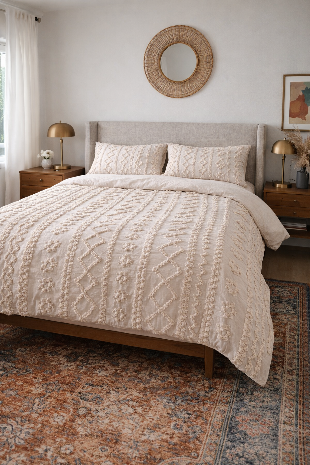 The Sonoma Tufted Duvet Cover Set