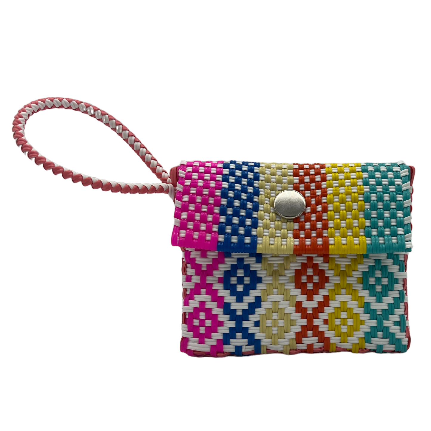 Handwoven Recycled Plastic Wristlet