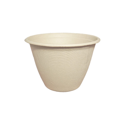 World Centric 16 oz Compostable Fiber Barrel Bowl, Bamboo & Unbleached Plant Fiber, PFAS-Free (QTY 500), SKU BB-SC-U16-LFS