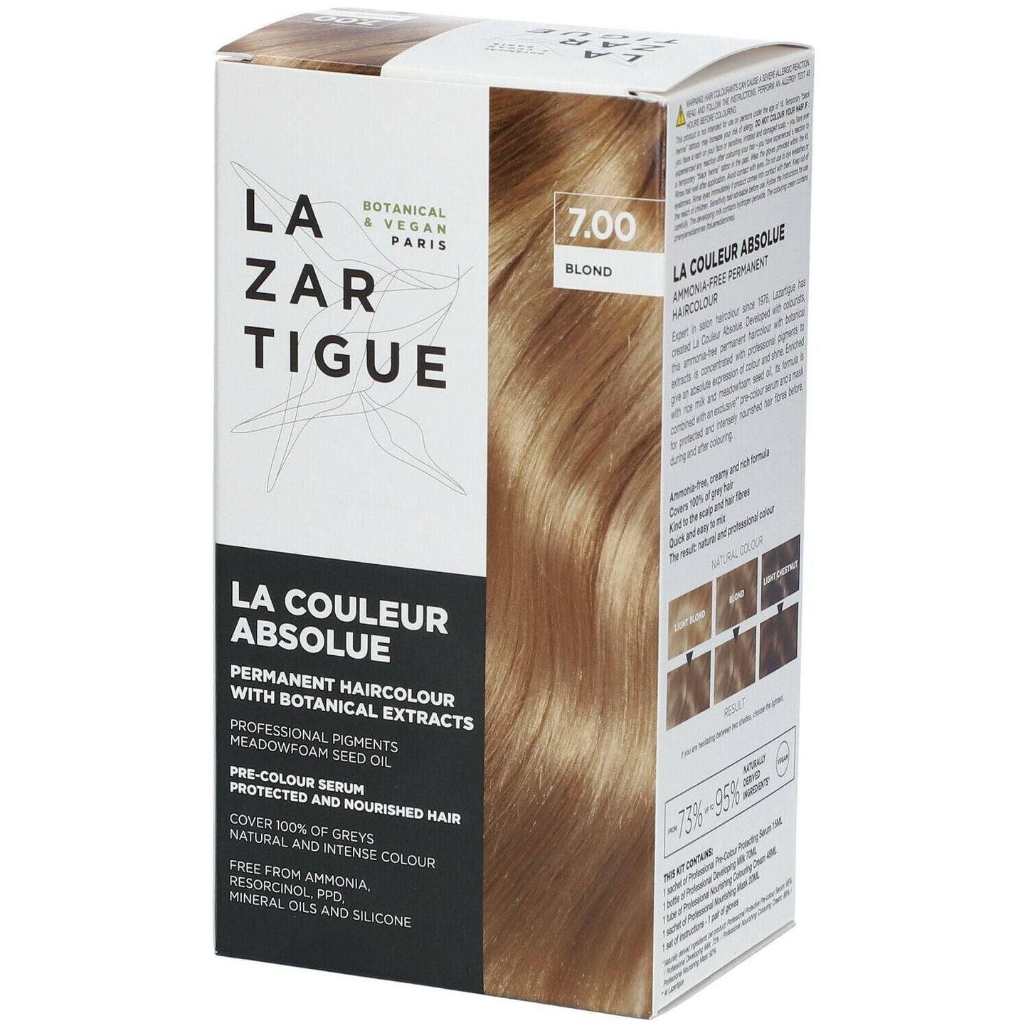 Lazartigue La Couleur Absolue Permanent Hair Color Kit 7.00 Blond