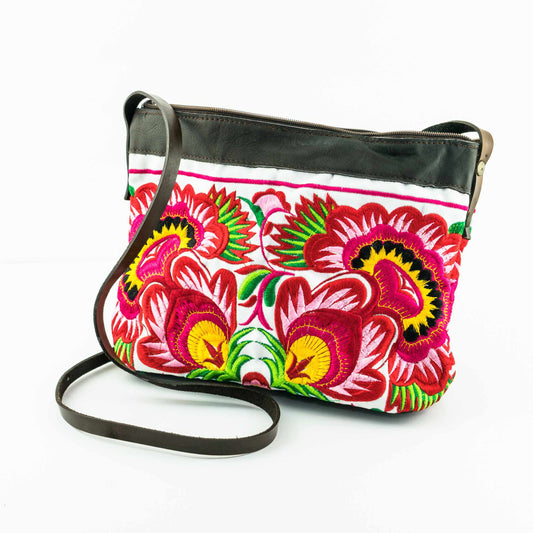 Latin Rose Embroidered Purse - Thailand