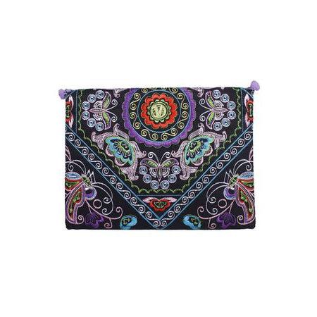 Tassel Embrodiered Handmade Clutch - Thailand