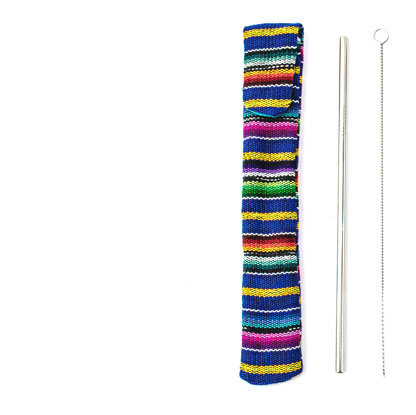 Reusable Sustainable Straw Kit with Straw and Cleaner - Guatemala