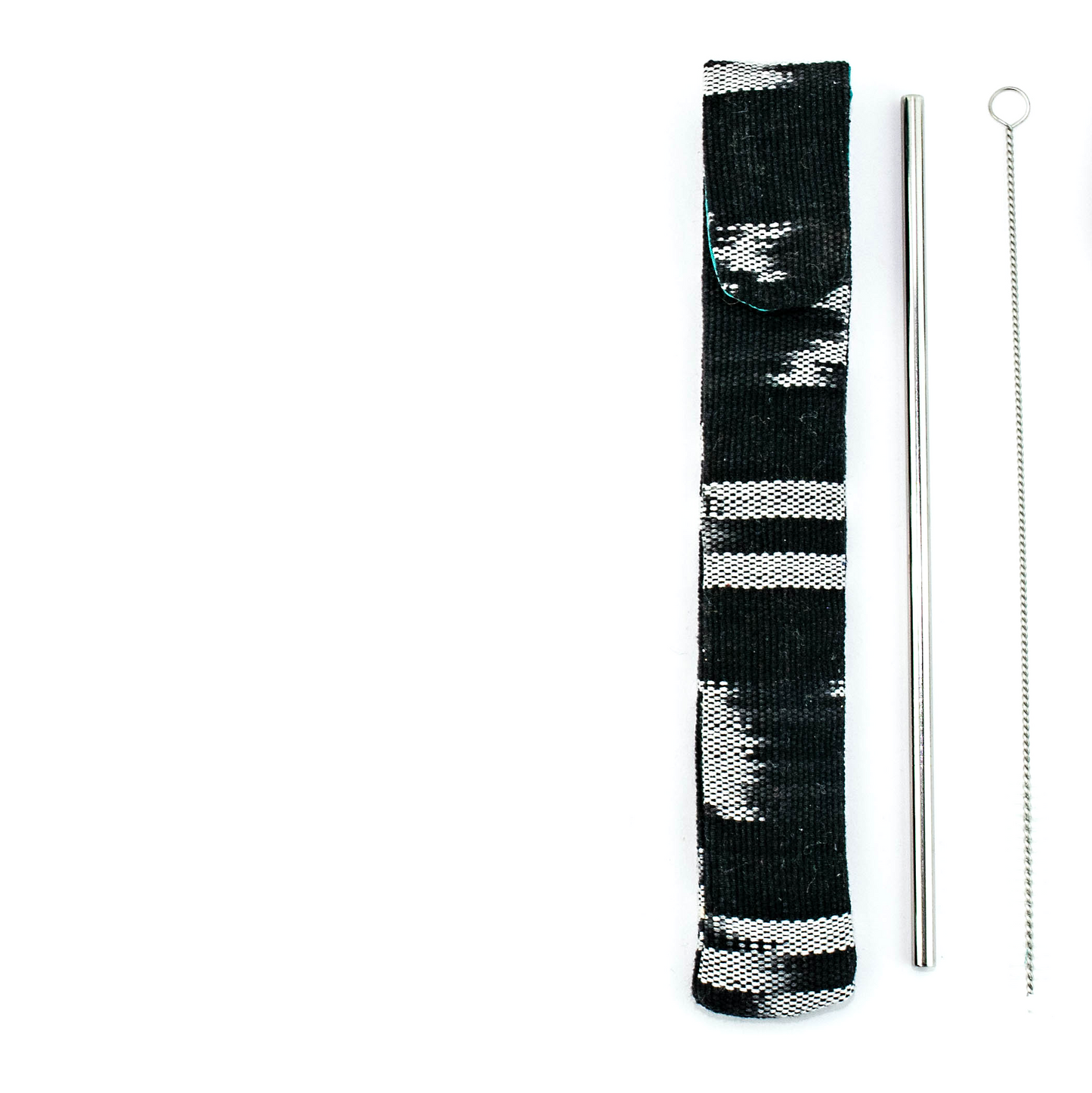 Reusable Sustainable Straw Kit with Straw and Cleaner - Guatemala