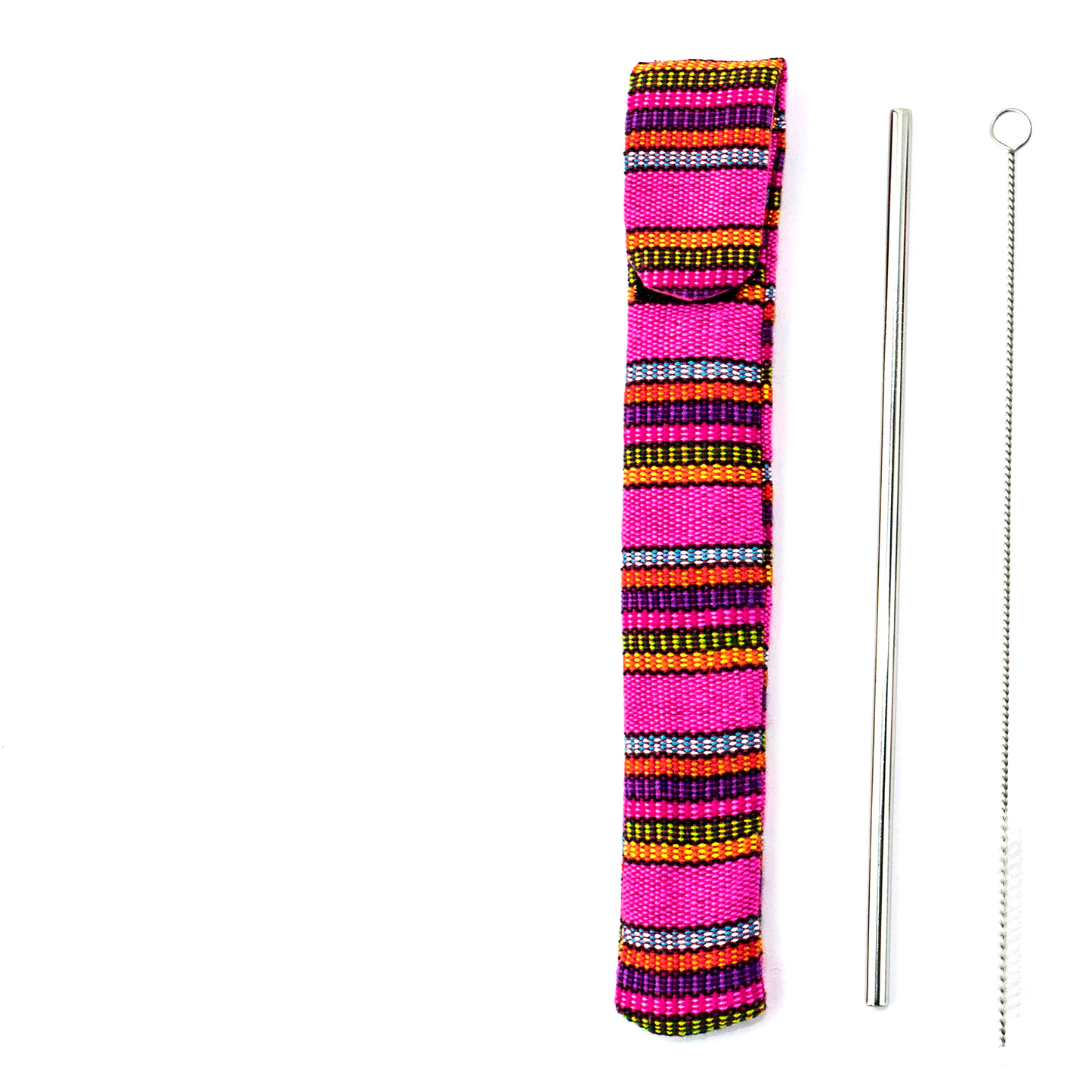 Reusable Sustainable Straw Kit with Straw and Cleaner - Guatemala