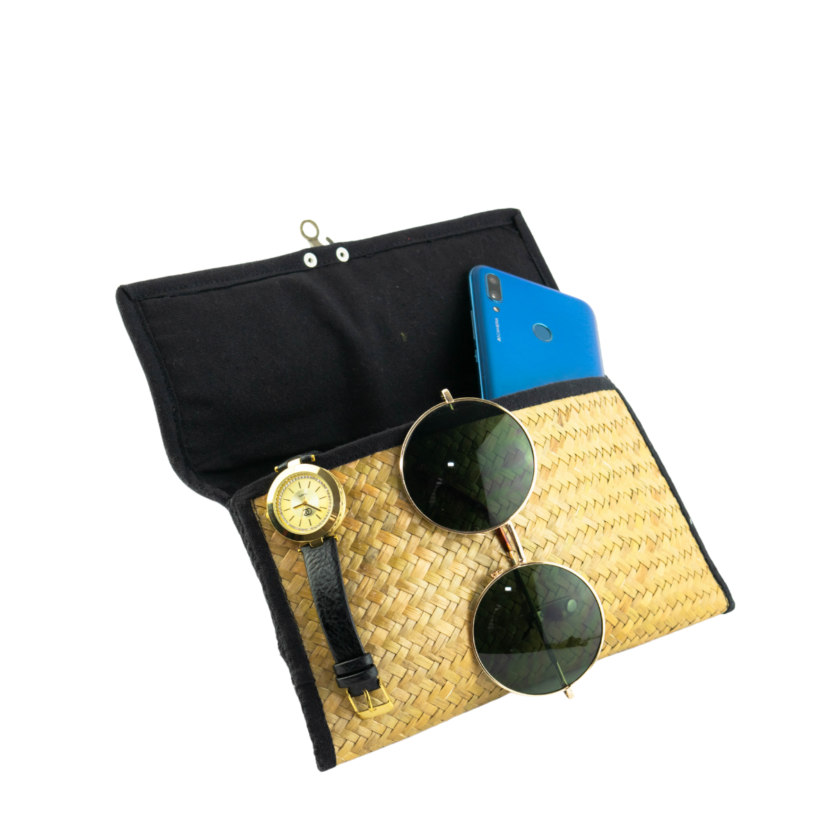 Diamond Rattan Embroidered Clutch - Thailand