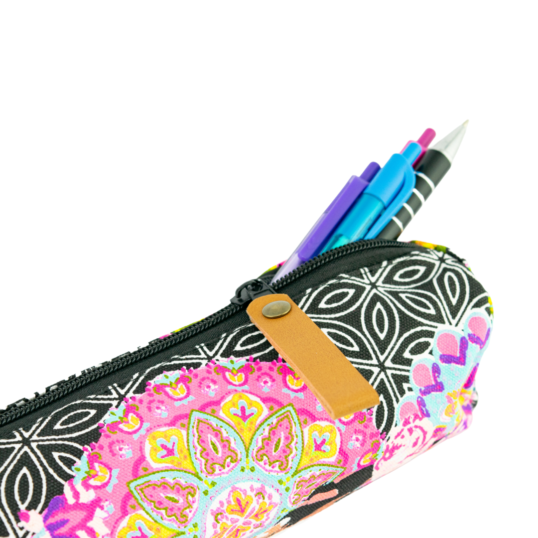 Frida Kahlo Printed Pencil | Brush Boho Colorful Case - Thailand - Osadia Concept Store