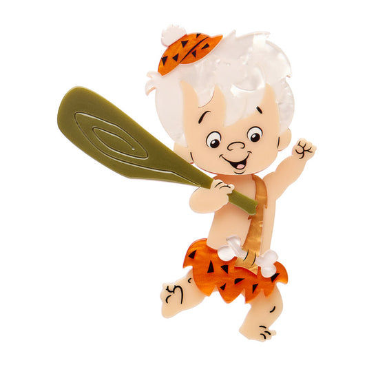 Bamm-Bamm Rubble Brooch by Erstwilder