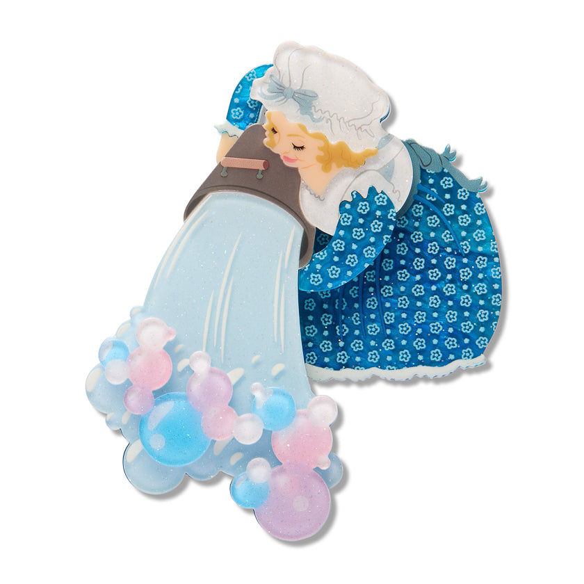 Dame Washalot Brooch by Erstwilder