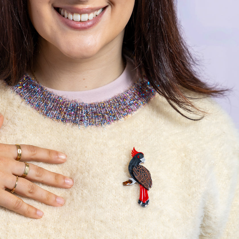 Carnaboo the Cockatoo Brooch by Erstwilder