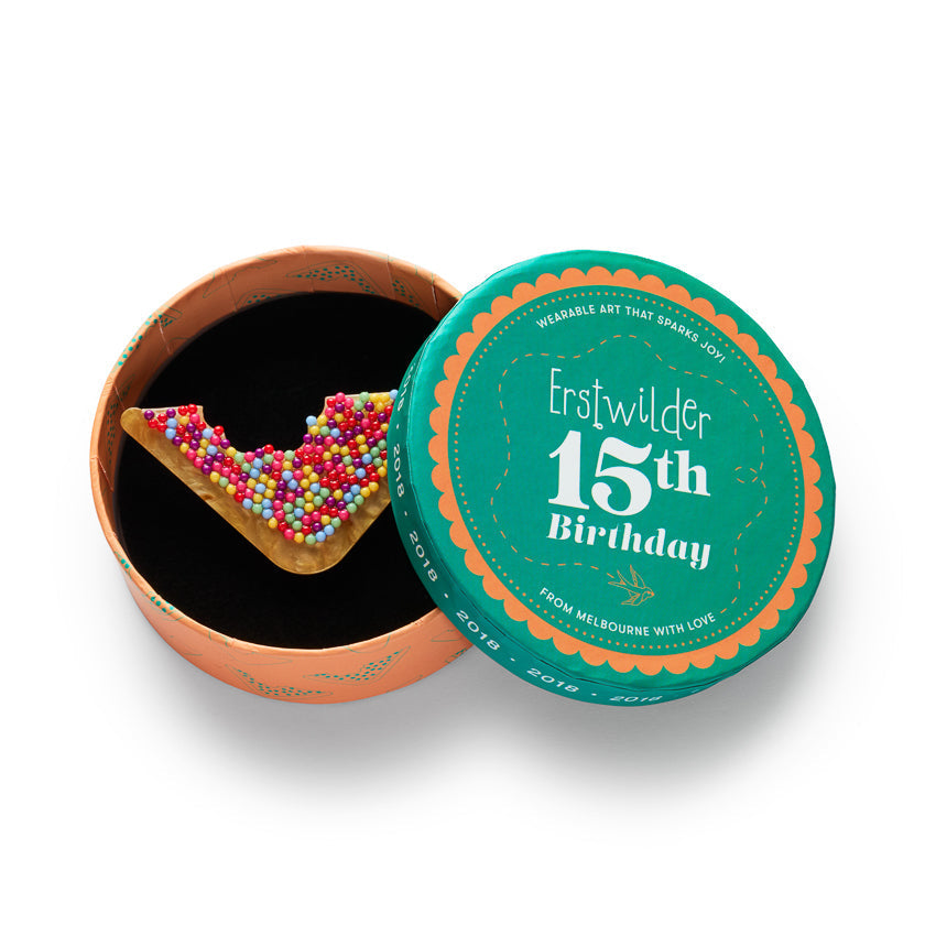 Fairy Bread Brooch by Erstwilder