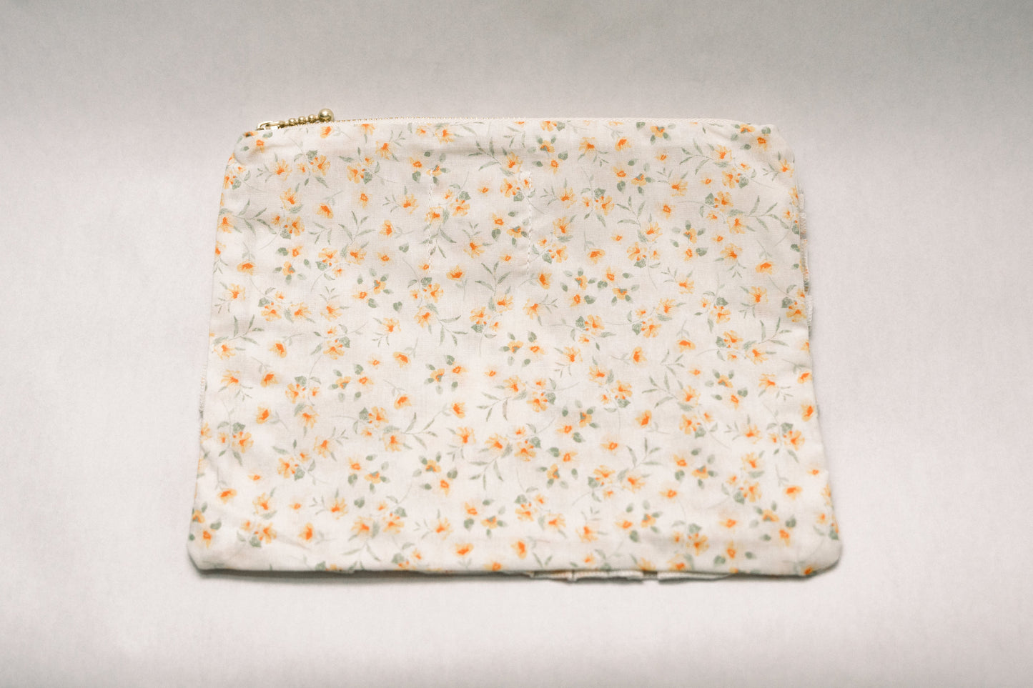 Vintage-Inspired Floral Pouch-Lemon Blossoms - Osadia Concept Store