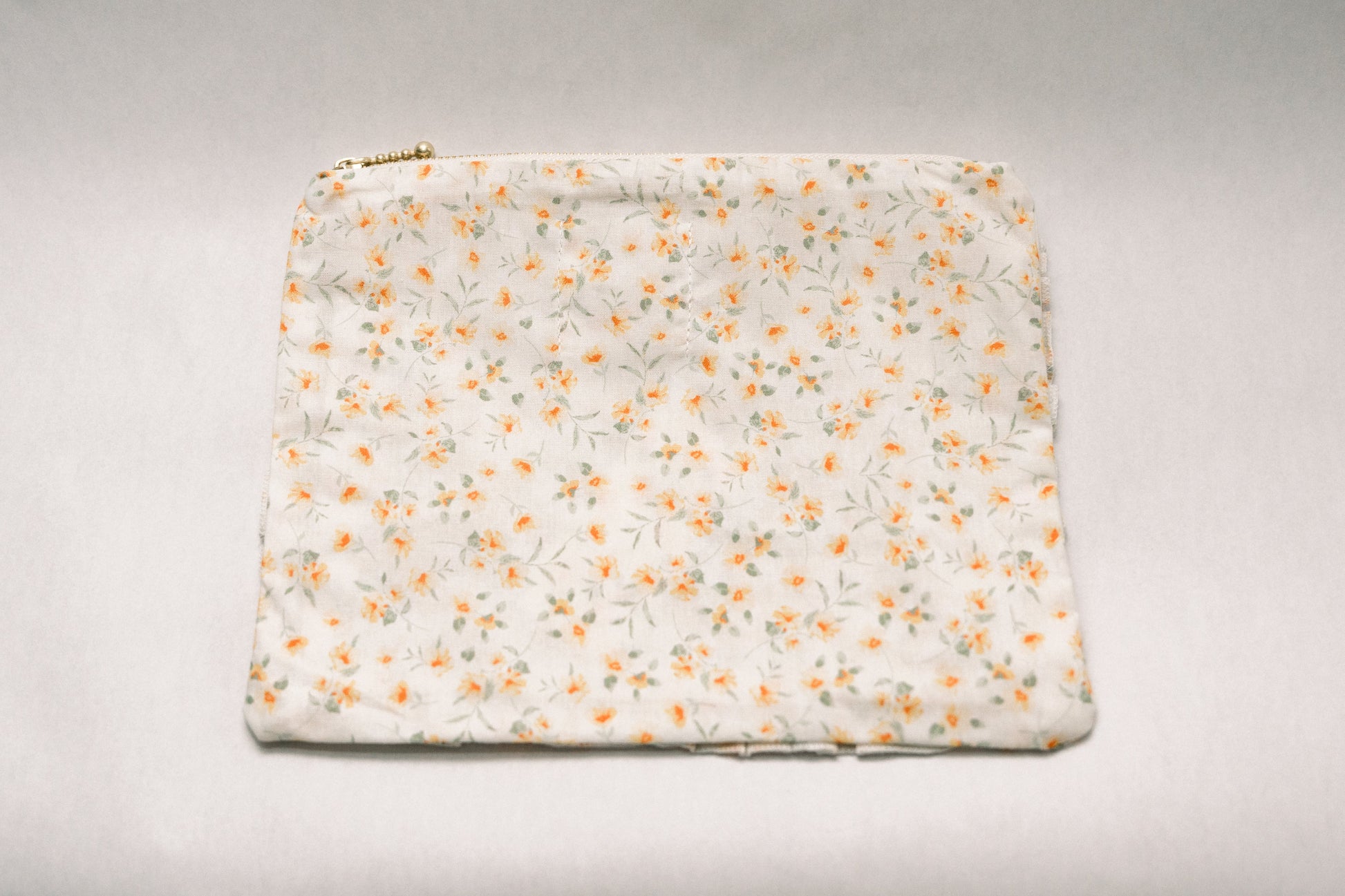 Vintage-Inspired Floral Pouch-Lemon Blossoms - Osadia Concept Store