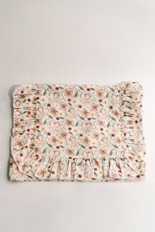 Vintage-Inspired Floral Pouch-Muguet - Osadia Concept Store