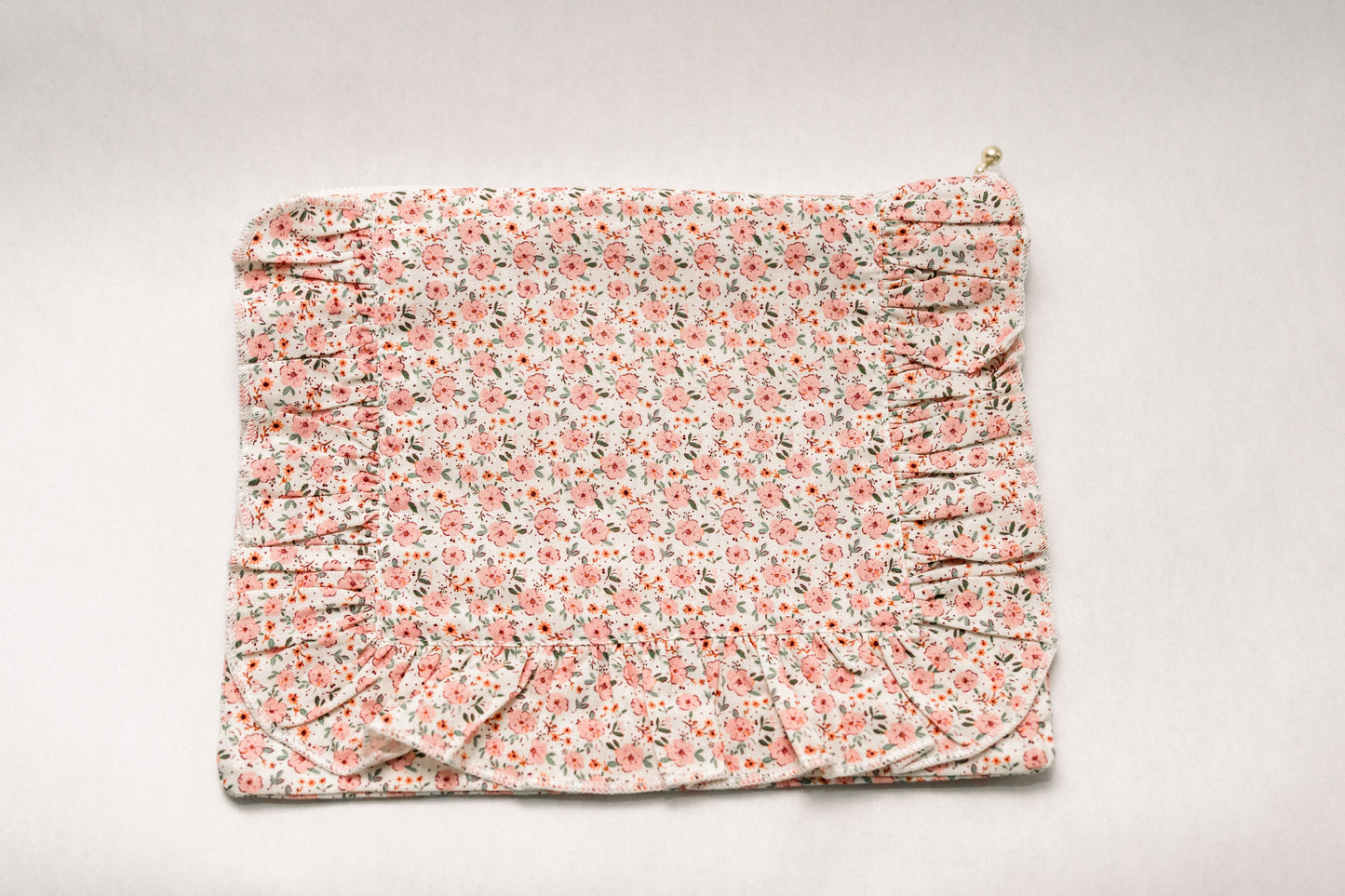 Vintage-Inspired Floral Pouch-Coquelicot - Osadia Concept Store