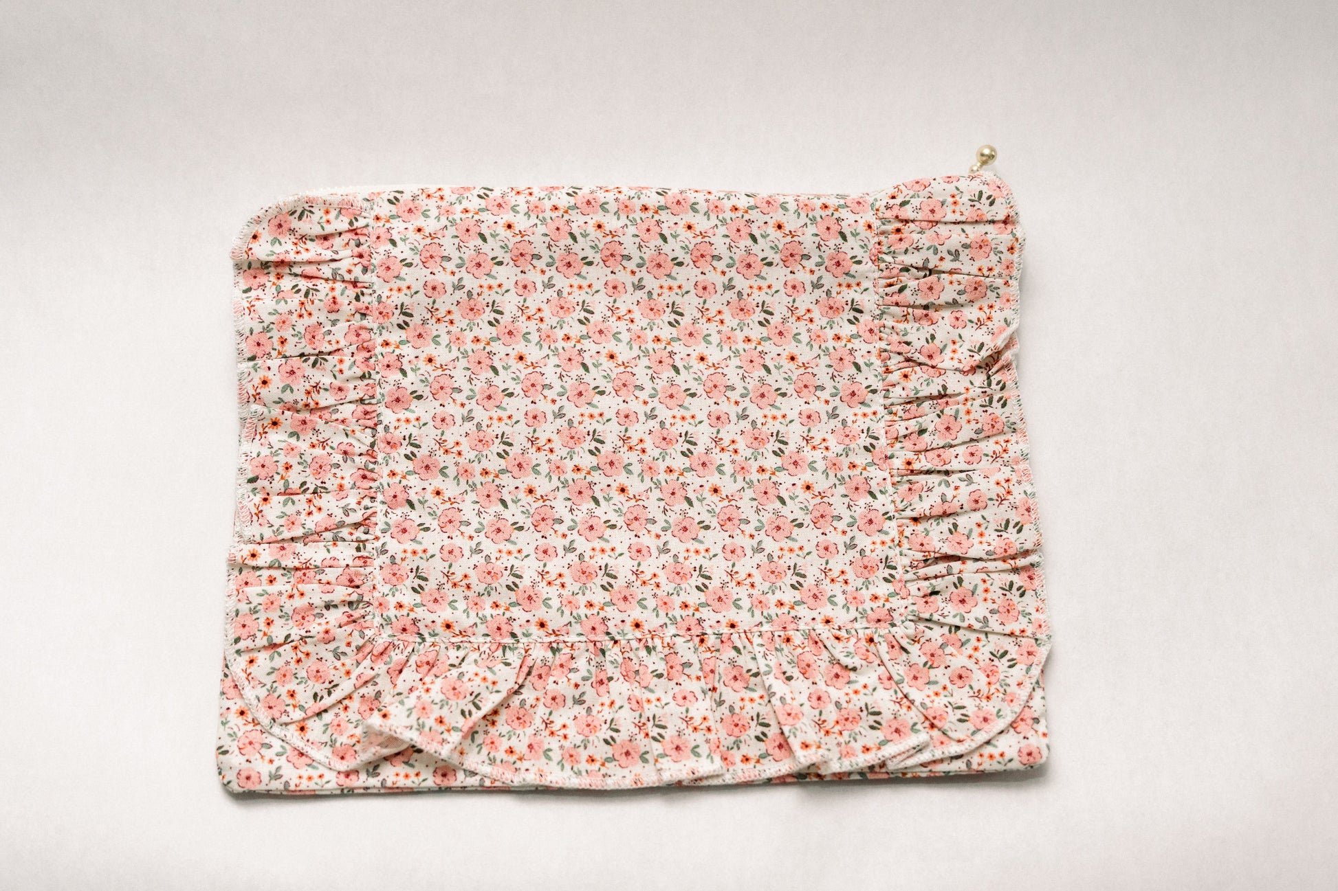 Vintage-Inspired Floral Pouch-Coquelicot - Osadia Concept Store