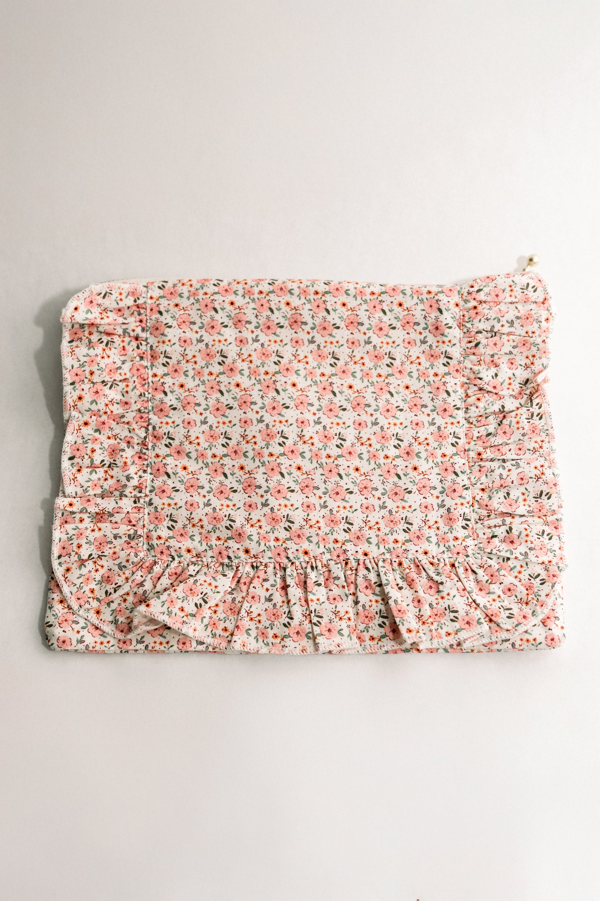 Vintage-Inspired Floral Pouch-Coquelicot - Osadia Concept Store