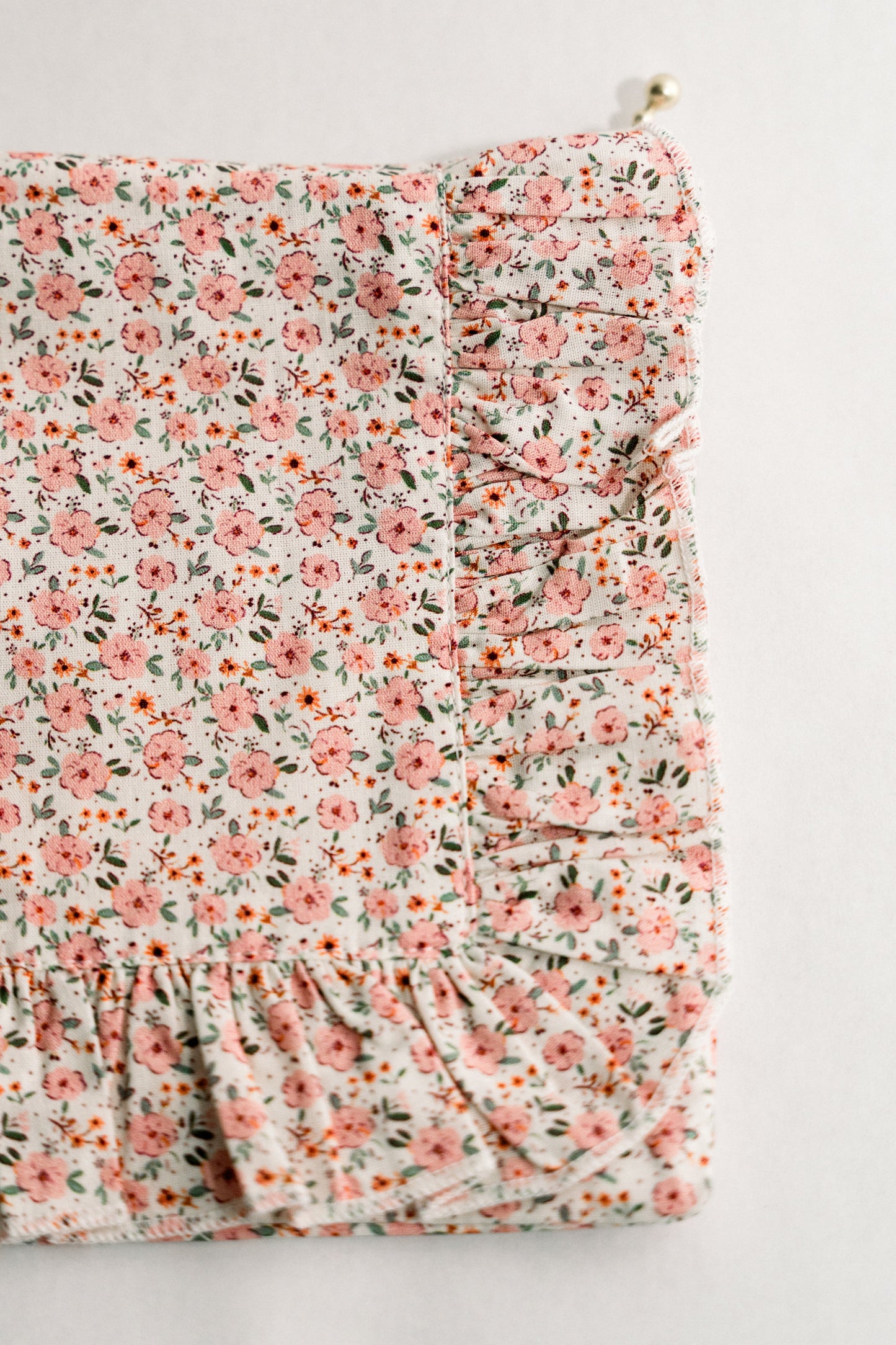 Vintage-Inspired Floral Pouch-Coquelicot - Osadia Concept Store