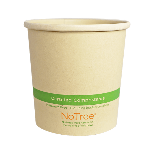 World Centric 16 oz NoTree Paper Bowl, Tall (QTY:500)