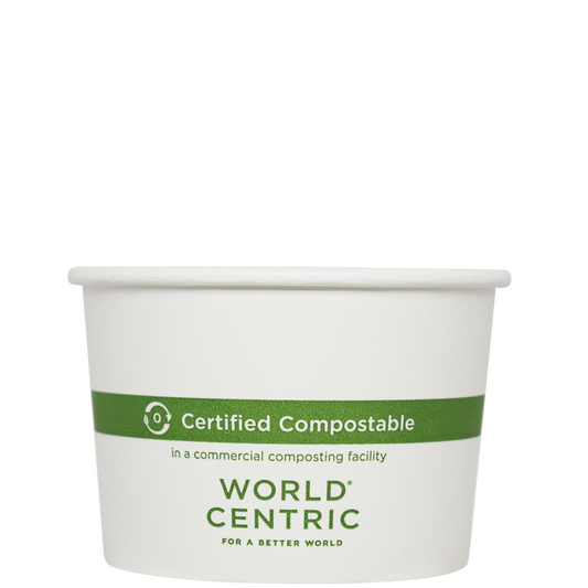 World Centric, 8 oz FSC® Paper Bowl (QTY:1000)