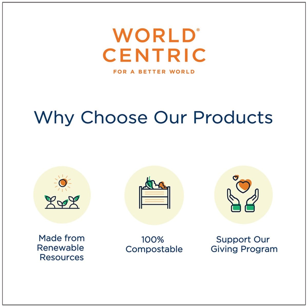 World Centric Lid PLA - Large Burrito Bowls (32 oz), Vented, Clear (QTY:300)