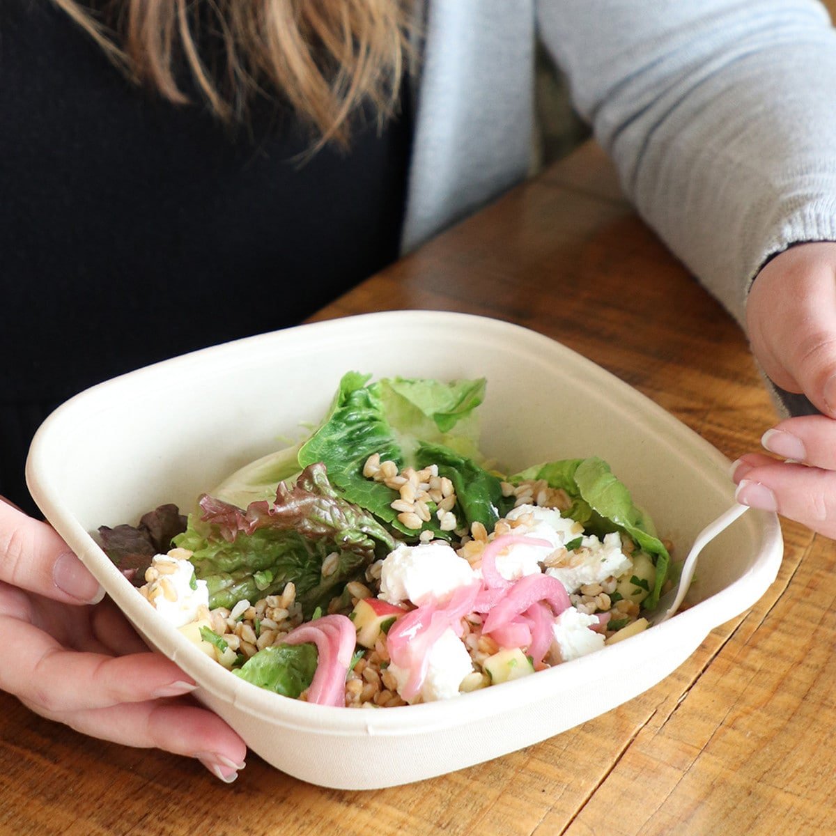 World Centric 48 oz Fiber Square Bowl (QTY:400)