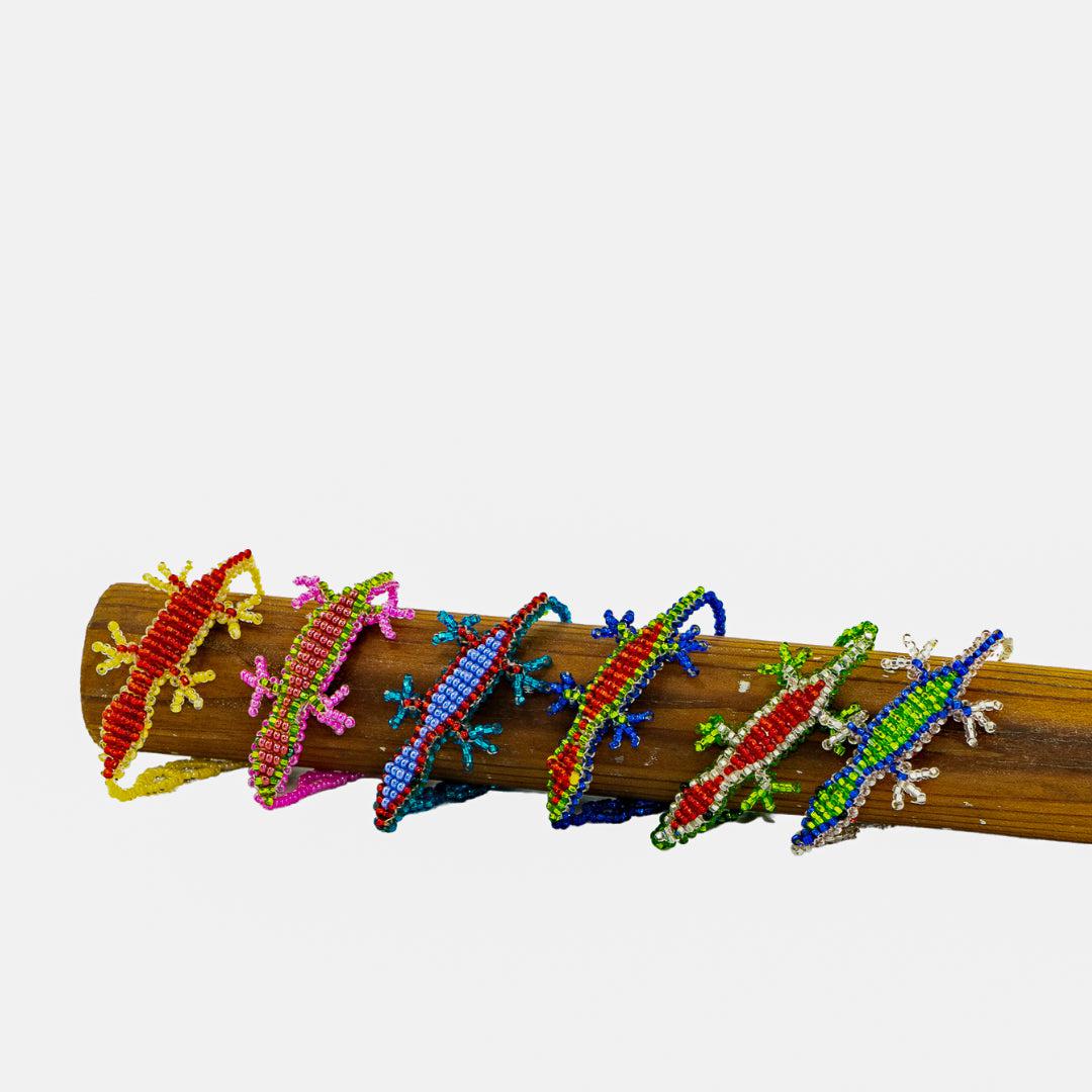 Lizard Seed Bead Kids Bracelet - Guatemala - Osadia Concept Store