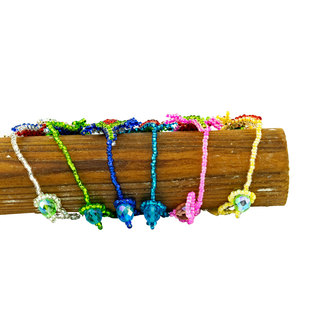 Lizard Seed Bead Kids Bracelet - Guatemala - Osadia Concept Store